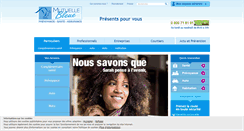 Desktop Screenshot of mutuellebleue.fr